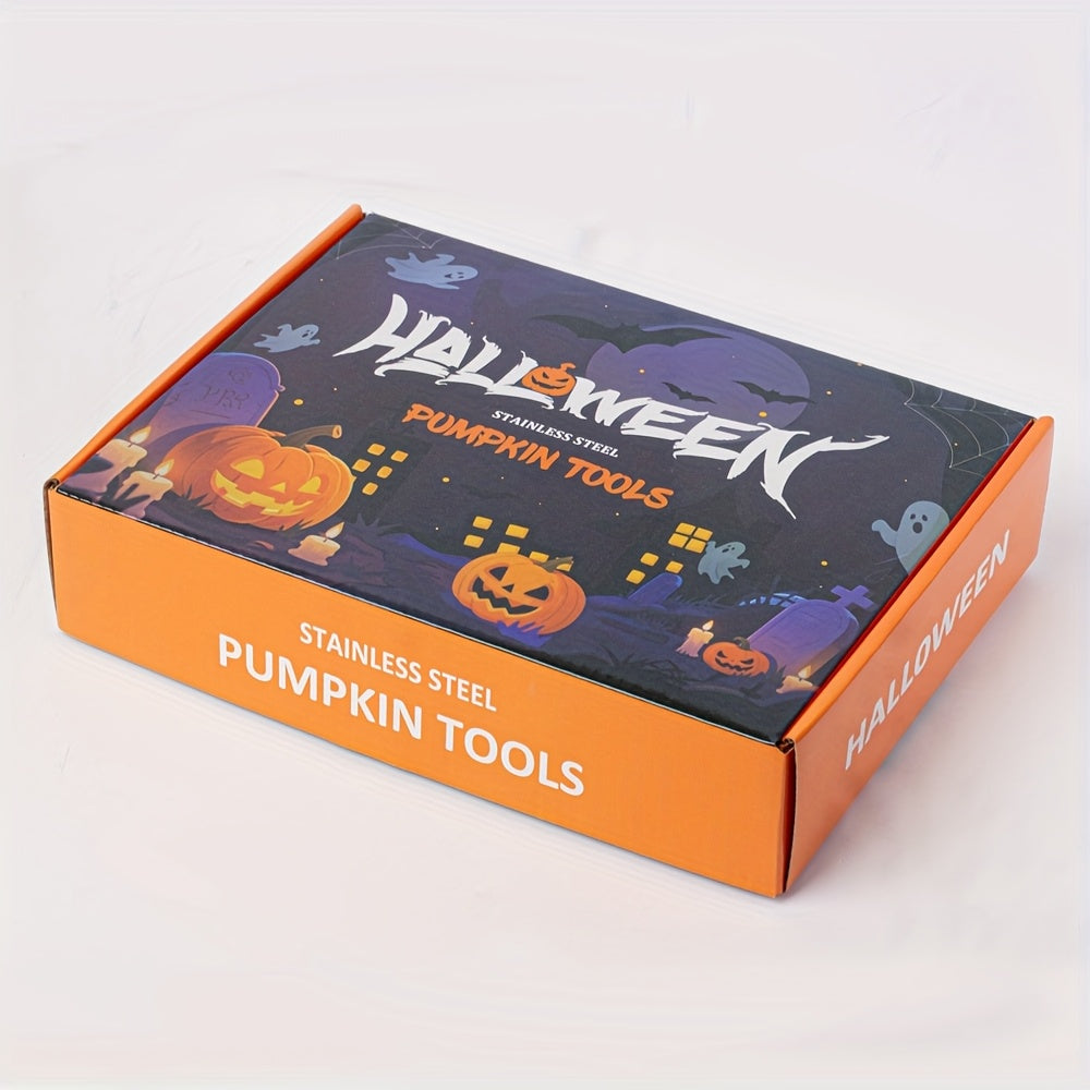🎃✨ 12pcs Pumpkin Carving Kit – DIY Halloween Tools