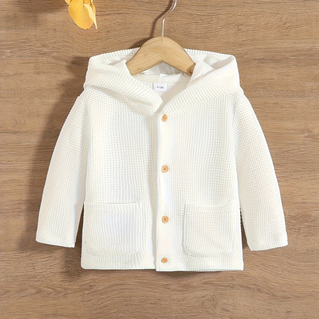 Baby Knit Cardigan Sweater – Long Sleeve Hooded Toddler Outfit