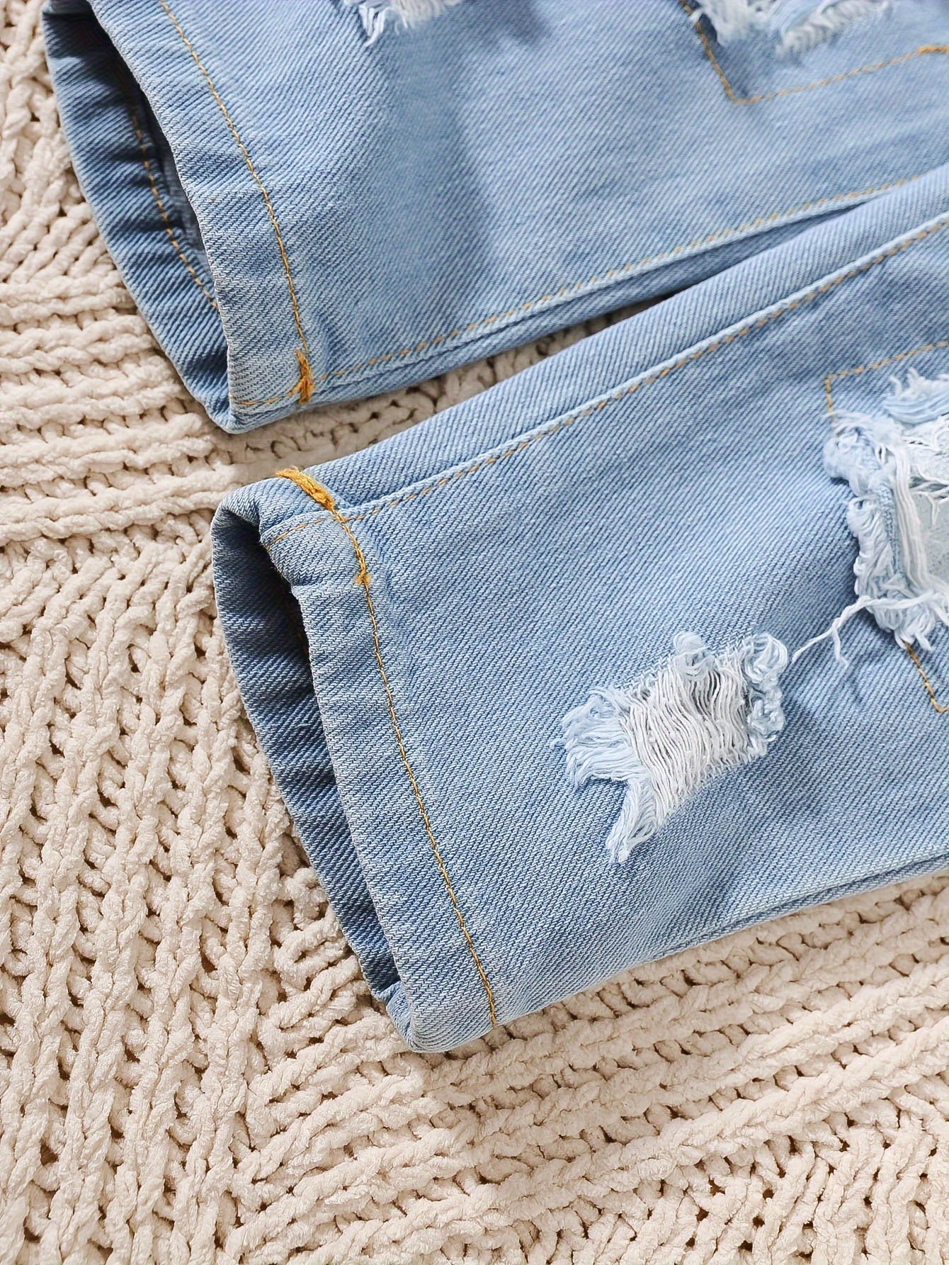 👗 Lace & Denim Girls Set