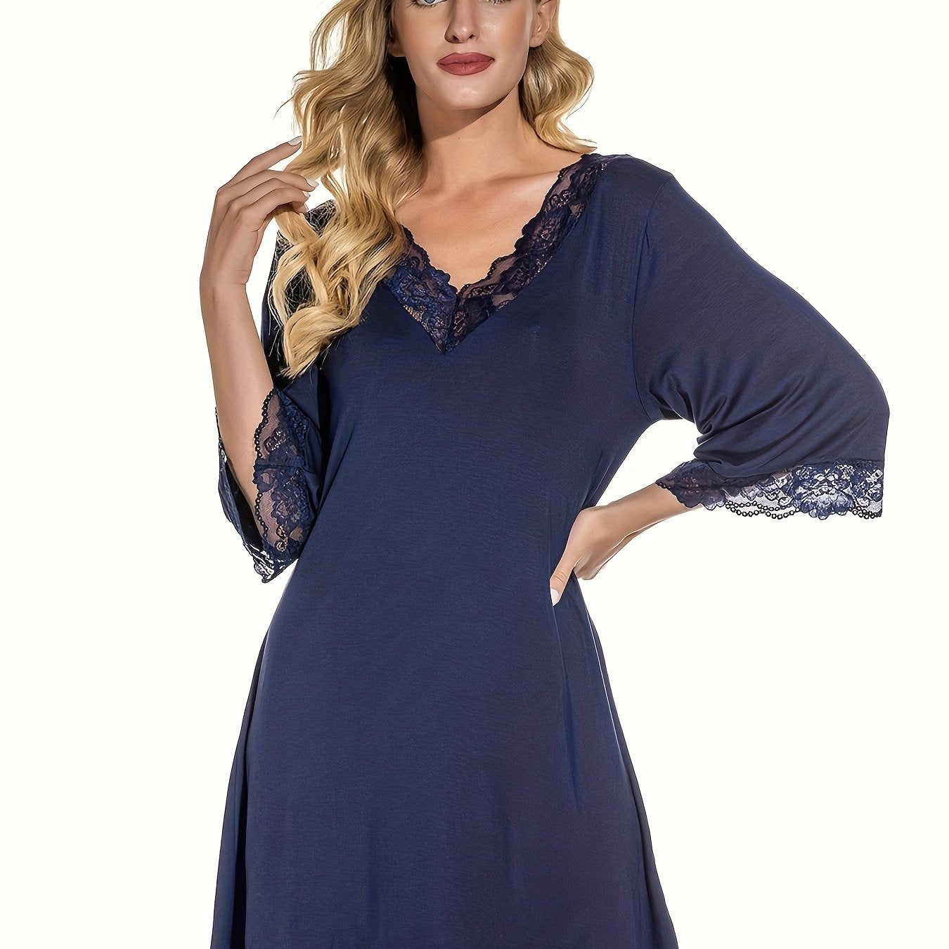 Damen-Sommerpyjama, kurzärmliges Modal-Oberteil und Shorts, weiche, bequeme Loungewear