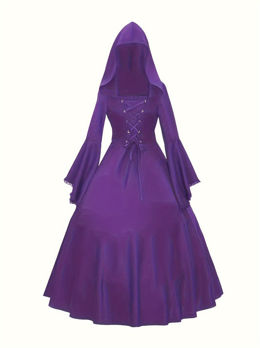 💜 Vintage Purple Maid Costume – Cosplay & Halloween Outfit
