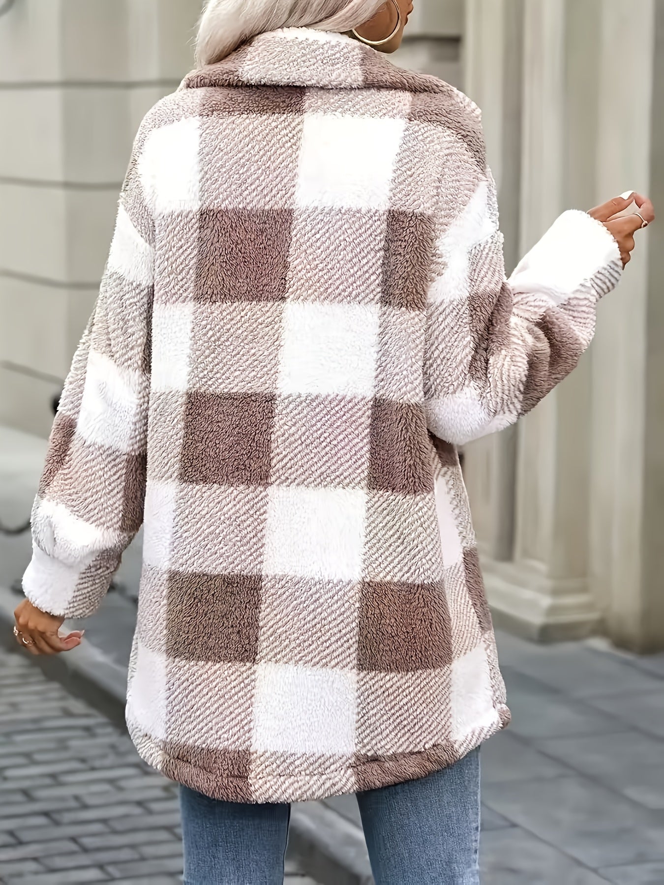 🖤 Checkered Winter Coat