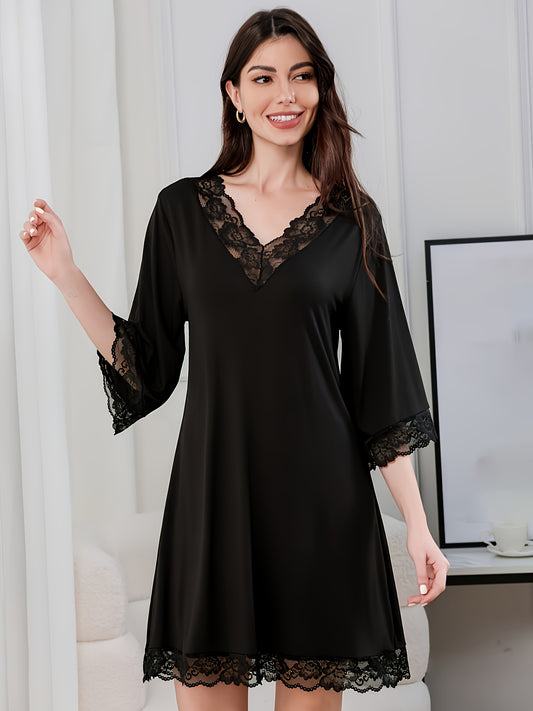 Women’s Summer Pajama Short Sleeve Modal Top & Shorts, Soft Comfortable Loungewear