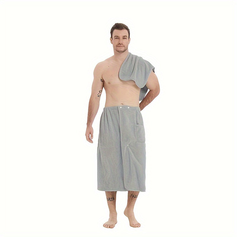 🧖‍♂️ Men’s Microfiber Bath Set (2pcs)