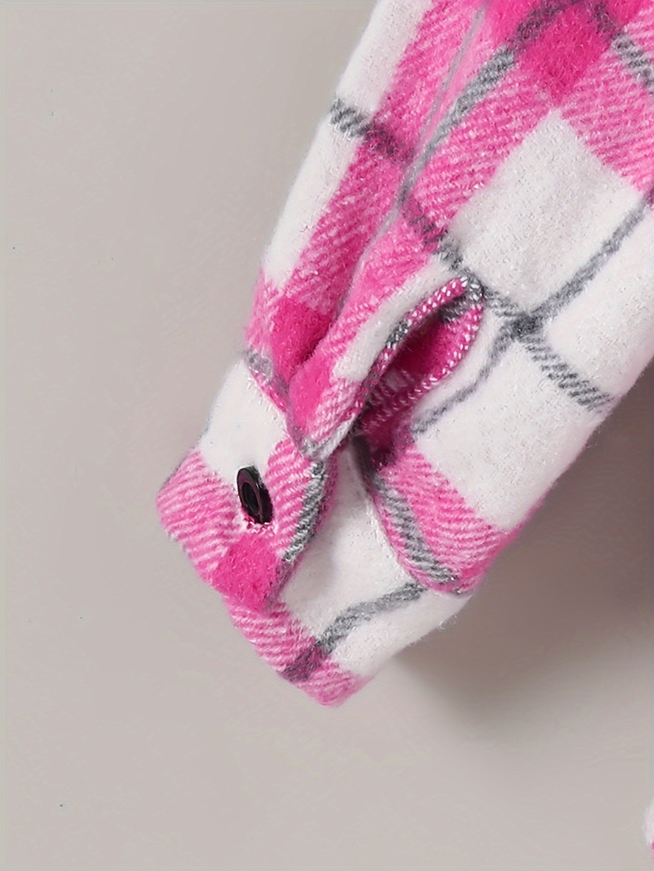 Girls’ 2PCS Outfit – Plaid Hooded Cardigan & Long-Sleeve Shirt with Pants, Cozy All-Season Wear