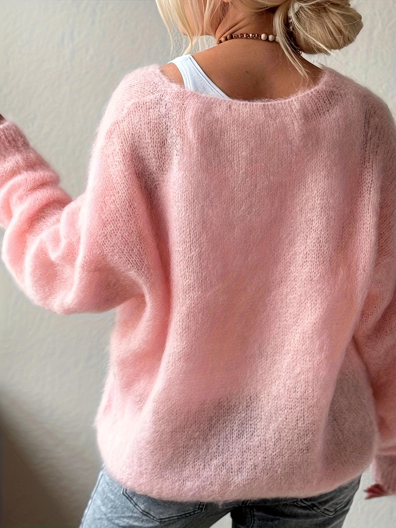 ❄️ Fleece V-Neck Pullover