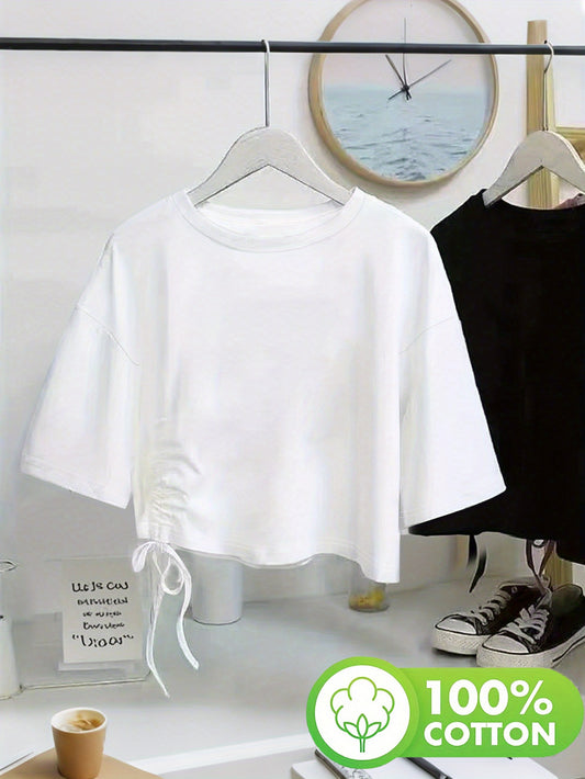 Women’s Short Sleeve T-Shirt – Breathable Relaxed Fit Tee, Casual Spring & Summer Outfit