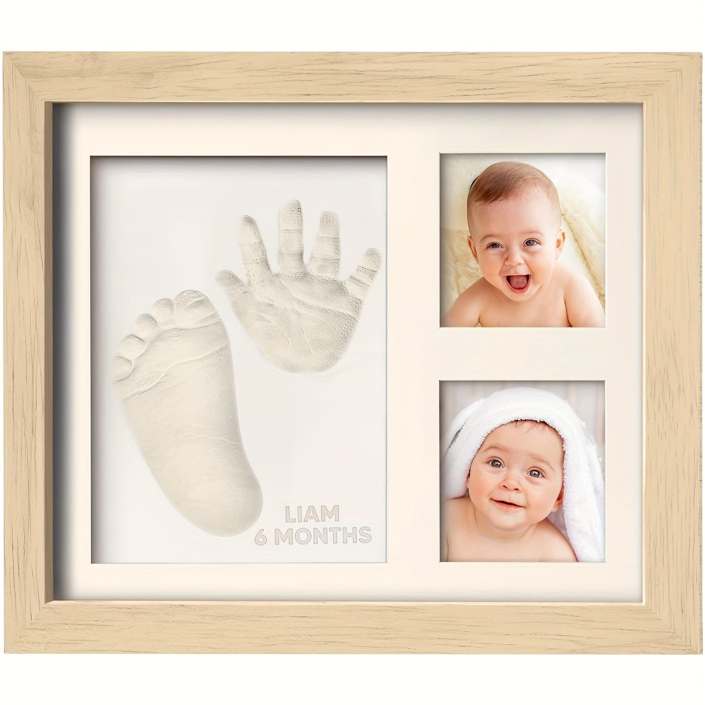 Light Clay Hand and Footprint Kit – Quick-Dry Baby Keepsake Souvenir