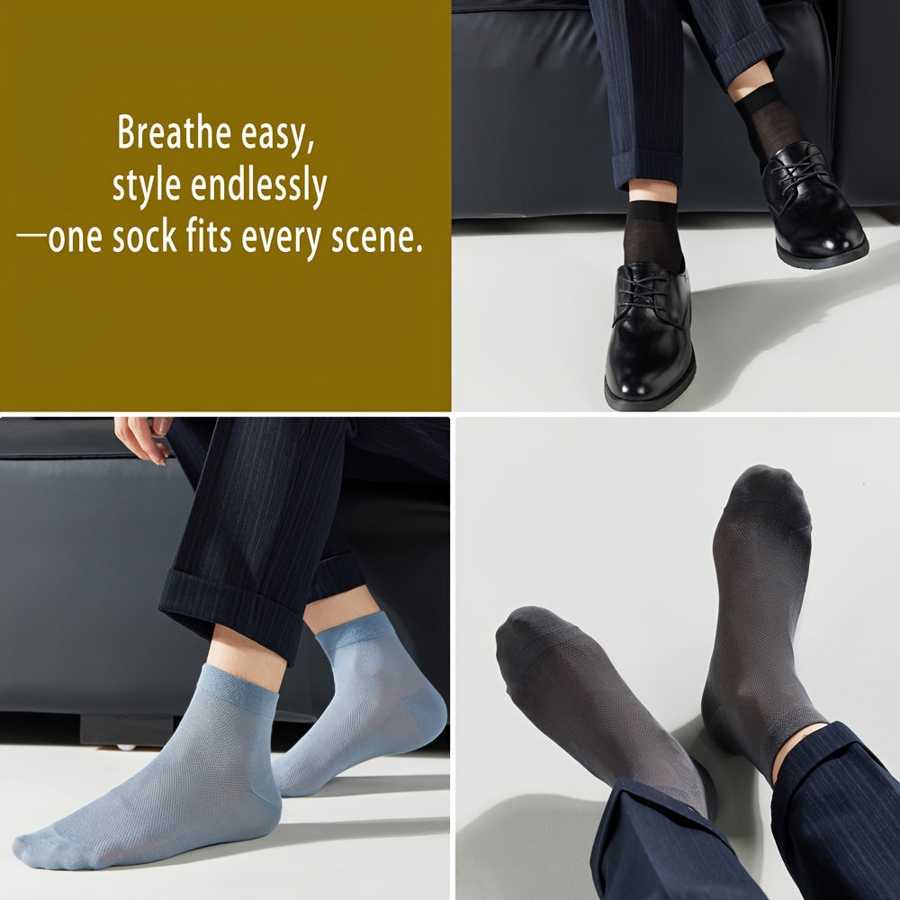 🌿 Mulberry Silk Mesh Socks (3/6prs)